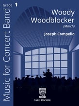 Woody Woodblocker Concert Band sheet music cover